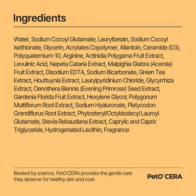 Show full view: PetO'Cera Cat Body Wash, 10.14-fl oz bottle slide 7 of 7