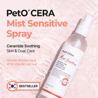 Show full view: PetO'Cera Sensitive Mist Hot Spot Relief Dog & Cat Spray, 5.07-fl oz bottle slide 7 of 8