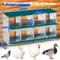 Show in main carousel: Yafylly 8 Compartment Galvanized Steel Chicken Nesting Box, 37-lb bag slide 2 of 7