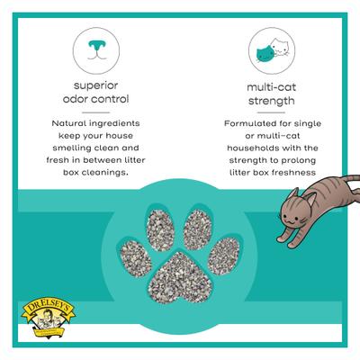 Show full view: Dr. Elsey's R&R Stress-Reducing Clumping Clay Cat Litter, 20-lb bag slide 6 of 11