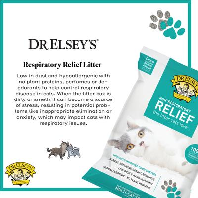 ELSEY'S R&R Stress-Reducing Clumping Clay Cat Litter, 20-lb