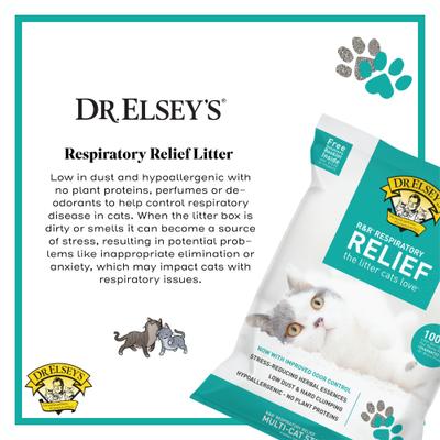 Show full view: Dr. Elsey's R&R Stress-Reducing Clumping Clay Cat Litter, 20-lb bag slide 4 of 11