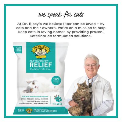 Show full view: Dr. Elsey's R&R Stress-Reducing Clumping Clay Cat Litter, 40-lb bag slide 7 of 11