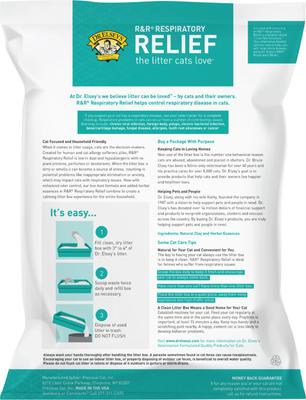 Show full view: Dr. Elsey's R&R Stress-Reducing Clumping Clay Cat Litter, 20-lb bag slide 3 of 11