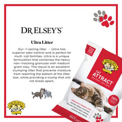Show full view: Dr. Elsey's Cat Attract Clumping Clay Cat Litter, 20-lb bag slide 4 of 13