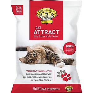 Dr. Elsey's Cat Attract Clumping Clay Cat Litter, 20-lb bag