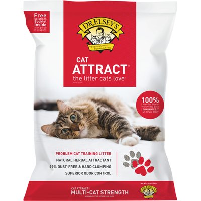 Dr. Elsey's Dr. Elsey's Cat Attract Clumping Clay Cat Litter, 20-lb bag