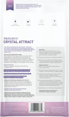 Show full view: Dr. Elsey's Crystal Attract Long-Hair Crystal Cat Litter, 8-lb bag slide 3 of 11