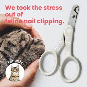 Necoichi Purrcision Cat Nail Clipper, Gray