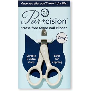Necoichi Purrcision Cat Nail Clipper, Gray
