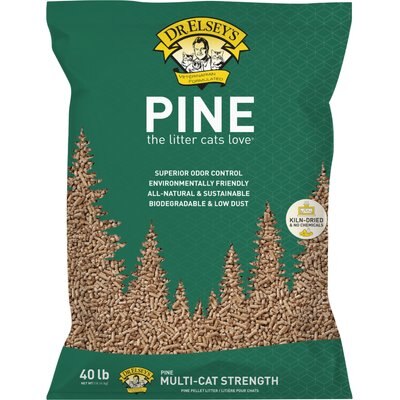 Dr. Elsey's Dr. Elsey's Pine All-Natural Kiln-Dried Cat Litter, 40-lb bag