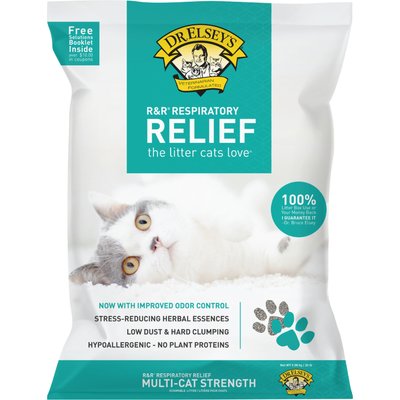 Dr. Elsey's Dr. Elsey's R&R Stress-Reducing Clumping Clay Cat Litter, 20-lb bag