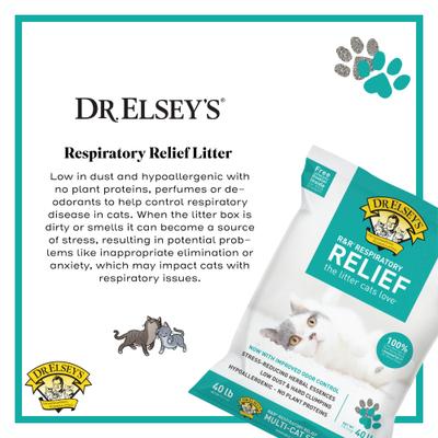 Show full view: Dr. Elsey's R&R Stress-Reducing Clumping Clay Cat Litter, 40-lb bag slide 4 of 11