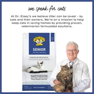 Dr. Elsey's Senior Crystal Cat Litter, 8-lb bag