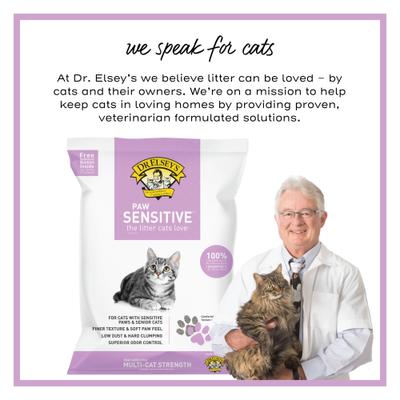 Show full view: Dr. Elsey's Paw Sensitive Clumping Clay Cat Litter, 20-lb bag slide 7 of 10
