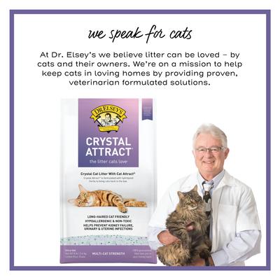 Show full view: Dr. Elsey's Crystal Attract Long-Hair Crystal Cat Litter, 8-lb bag slide 7 of 11