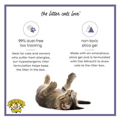 Show full view: Dr. Elsey's Crystal Attract Long-Hair Crystal Cat Litter, 8-lb bag slide 5 of 11