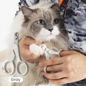Necoichi Purrcision Cat Nail Clipper, Gray