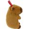 Show in main carousel: Linzy Toys Capybara Squeaky Dog Plush Toy, Brown, 7-in slide 5 of 5