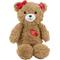 Show in main carousel: Linzy Toys Bear Squeaky Dog Plush Toy, Brown, 12-in slide 4 of 7