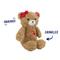 Show in main carousel: Linzy Toys Bear Squeaky Dog Plush Toy, Brown, 12-in slide 2 of 7