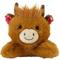 Show in main carousel: Linzy Toys Highland Cow Squeaky Dog Plush Toy, Brown, 16-in slide 4 of 6
