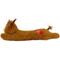 Show in main carousel: Linzy Toys Highland Cow Squeaky Dog Plush Toy, Brown, 16-in slide 6 of 6