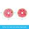 Show in main carousel: Linzy Toys Donuts Squeaky Dog Plush Toy, Red/Pink, 7-in, 2 count slide 3 of 6