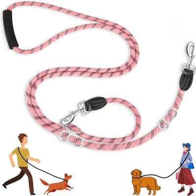 Show full view: SlowTon Hands-Free Nylon Dog Leash, 10-ft long, 1/2-in wide, Pink slide 8 of 8