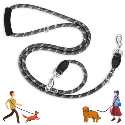 Show full view: SlowTon Hands-Free Nylon Dog Leash, 10-ft long, 1/2-in wide, Dark Grey slide 9 of 10