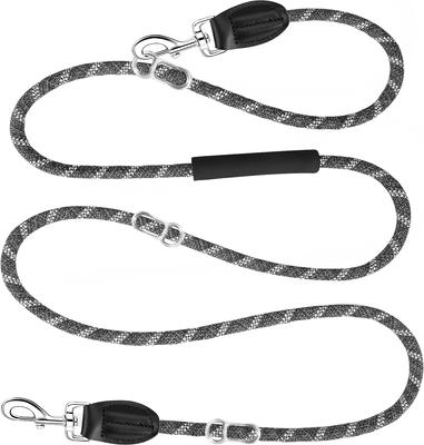 Show full view: SlowTon Hands-Free Nylon Dog Leash, 10-ft long, 1/2-in wide, Dark Grey slide 10 of 10