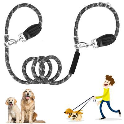 Show full view: SlowTon Hands-Free Nylon Dog Leash, 10-ft long, 1/2-in wide, Dark Grey slide 1 of 10