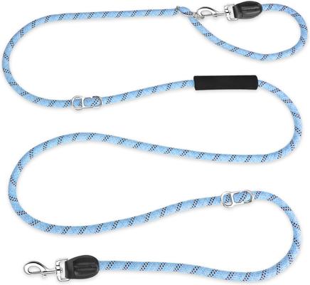 Show full view: SlowTon Hands-Free Nylon Dog Leash, 10-ft long, 1/2-in wide, Blue slide 9 of 9
