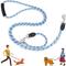 Show in main carousel: SlowTon Hands-Free Nylon Dog Leash, 10-ft long, 1/2-in wide, Blue slide 8 of 9