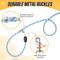 Show in main carousel: SlowTon Hands-Free Nylon Dog Leash, 10-ft long, 1/2-in wide, Blue slide 3 of 9