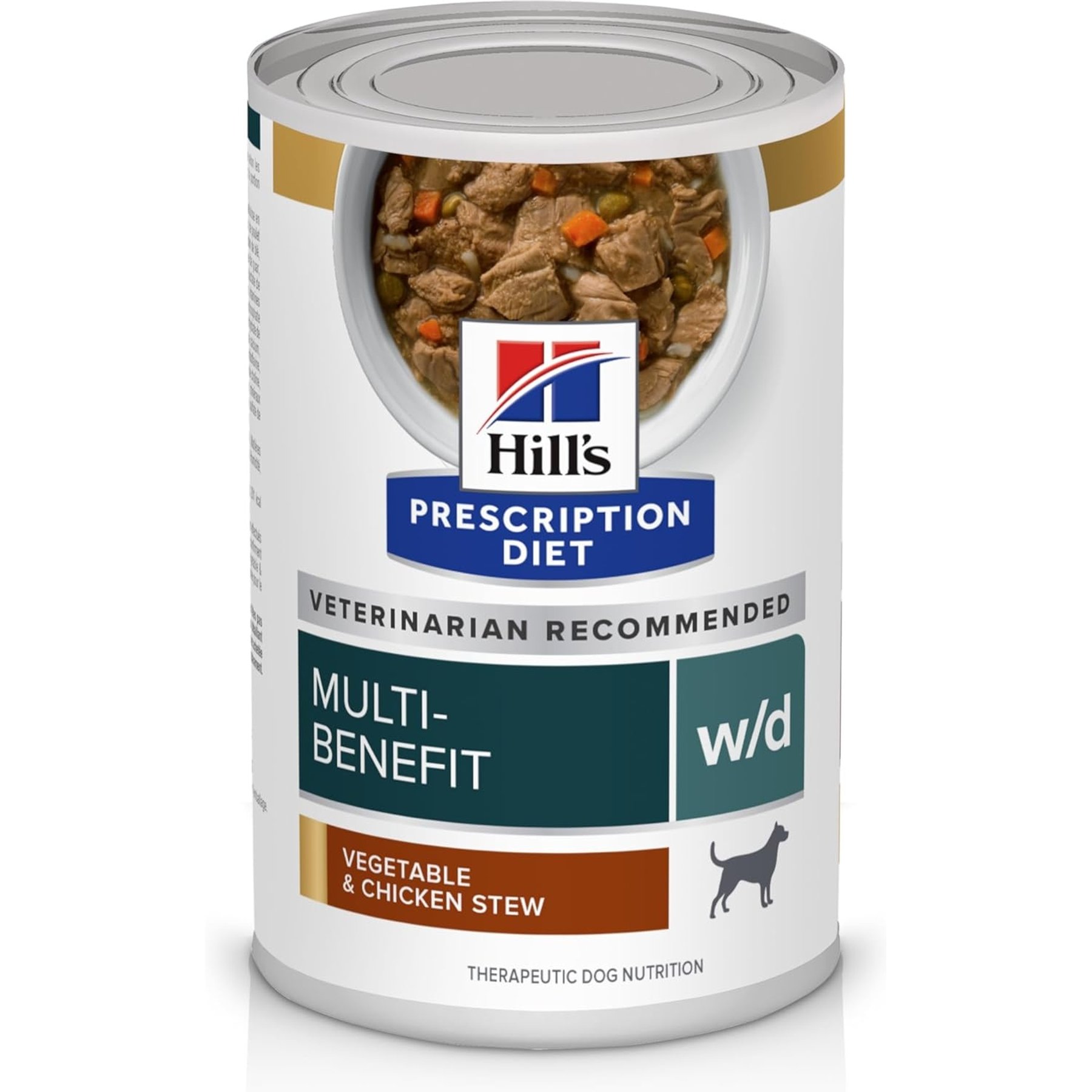 Hill's Prescription Diet w/d Chicken Stew Dog Food, 12.5, 12 ct