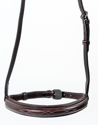 Show full view: Nunn Finer Florence Horse Bridle, Havana, Oversize slide 5 of 6