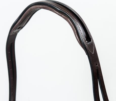 Show full view: Nunn Finer Florence Horse Bridle, Havana, Oversize slide 4 of 6