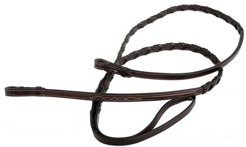 Show full view: Nunn Finer Florence Horse Bridle, Havana, Oversize slide 6 of 6