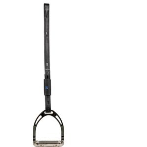 Nunn Finer Mono Dressage Webbers Horse Stirrup Leathers, Black, 70-cm, 2 count