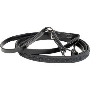 Nunn Finer Rein Aid Soft Grip Horse Horse Reins, Black, 5/8 x 58-in