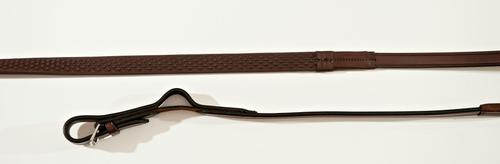 Show full view: Nunn Finer Rein Aid Soft Grip Horse Horse Reins, Havana, 5/8 x 58-in slide 2 of 2