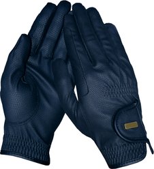 Nunn Finer Vercelli Sorrento Horse Riding Glove, Navy, 7.5, 2 count