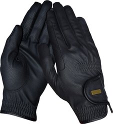 Nunn Finer Vercelli Sorrento Horse Riding Glove, Black, 8, 2 count