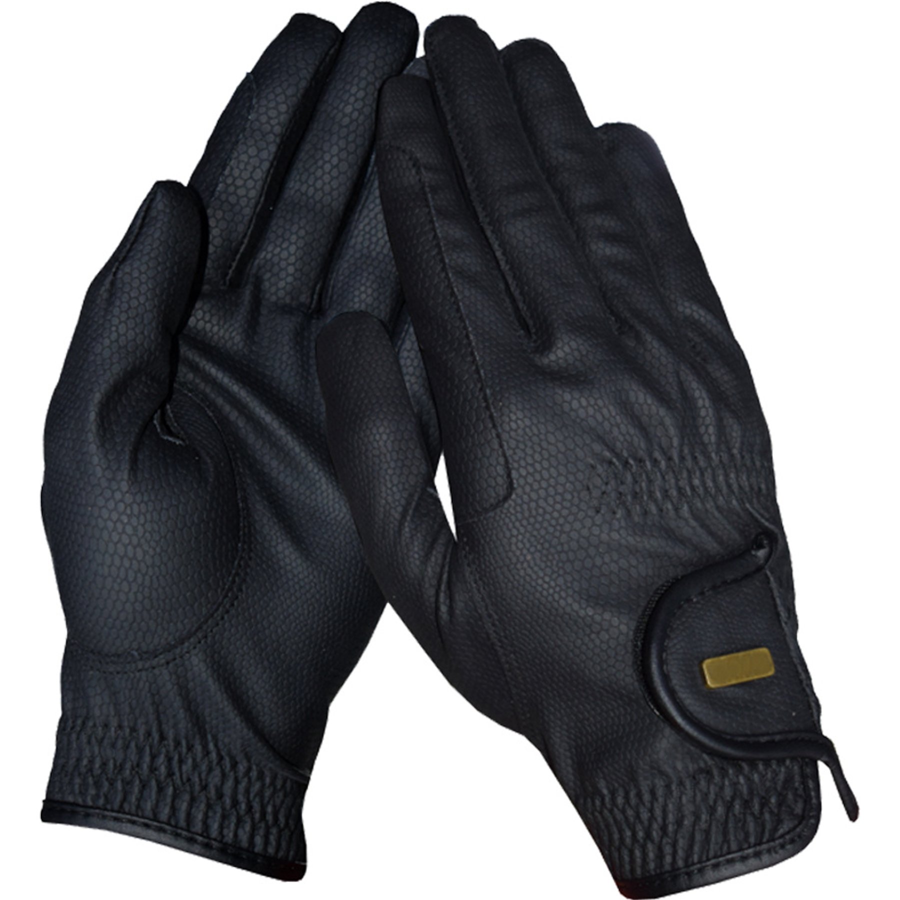Vercelli Sorrento Horse Riding Glove, Black, 8, 2 count