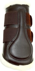 Nunn Finer Capriole Brushing Horse Boots, Brown, Hind Large, 2 count slide 2 of 5