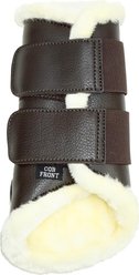 Nunn Finer Capriole Brushing Horse Boots, Brown, Front Medium, 2 count