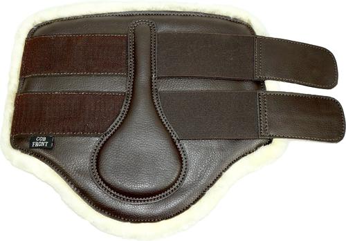 Show full view: Nunn Finer Capriole Brushing Horse Boots, Brown, Front Medium, 2 count slide 3 of 5