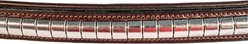 Nunn Finer Clincher Horse Browband, Havana with Silver, Horse slide 2 of 5