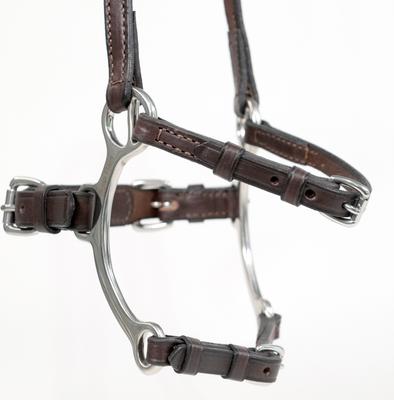 Show full view: Nunn Finer Adjustable Lever Horse Noseband, Havana slide 3 of 6